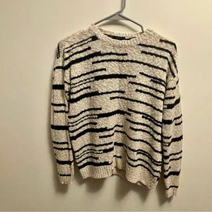 Unique chunky striped sweater